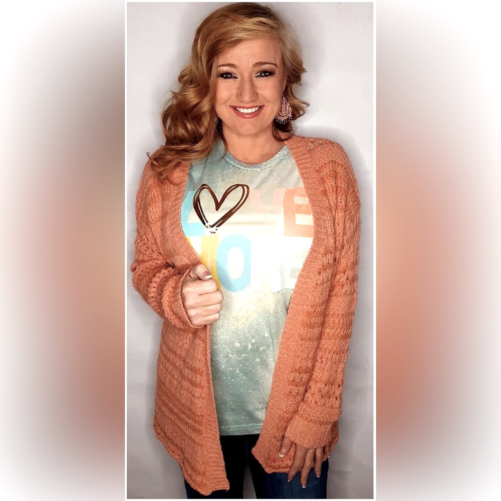 NWT Peach Sweater